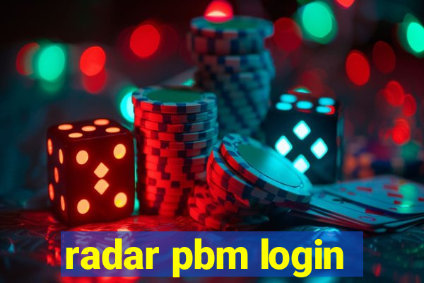 radar pbm login